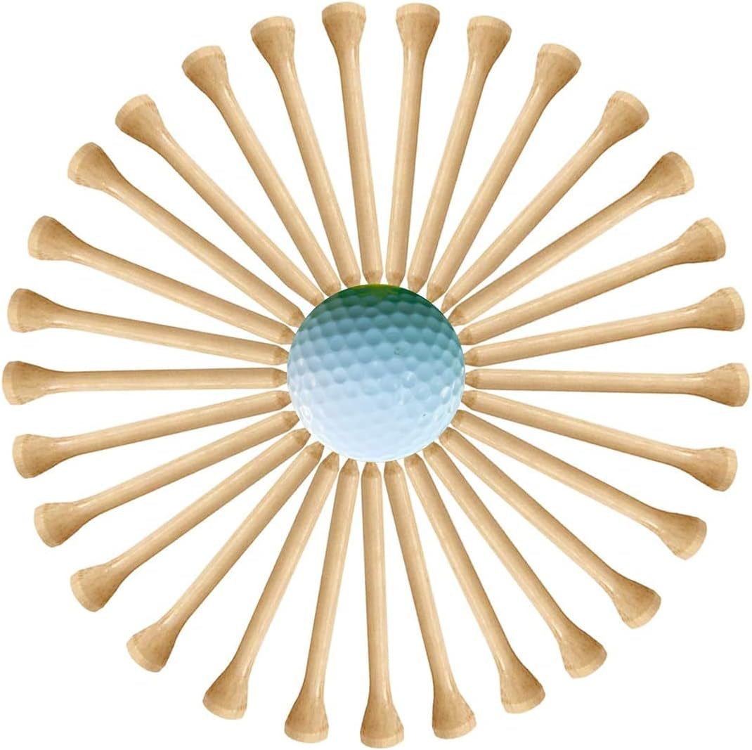 Professional Wooden Golf Tees 2 3/4 Inch Tee Pack of 100 Golf Tee